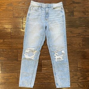 AE Ripped Mom Jeans